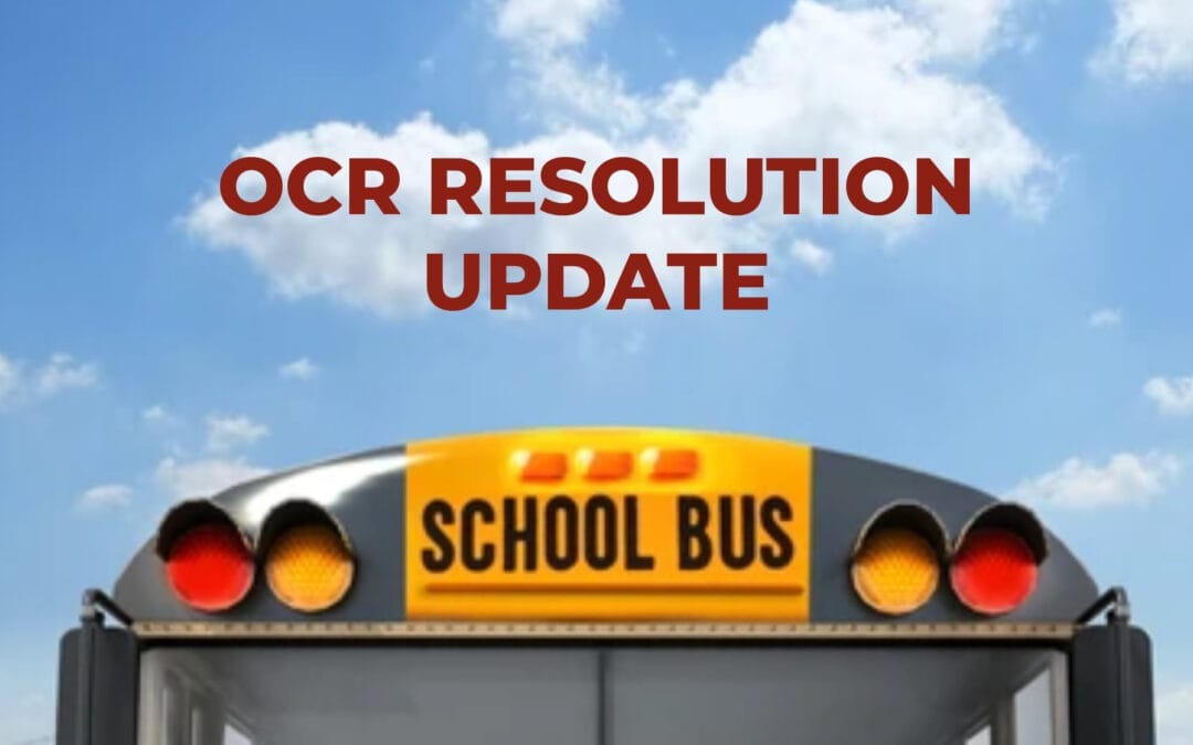 OCR Reaches Resolution of Harassment Investigations in Two School Districts 
